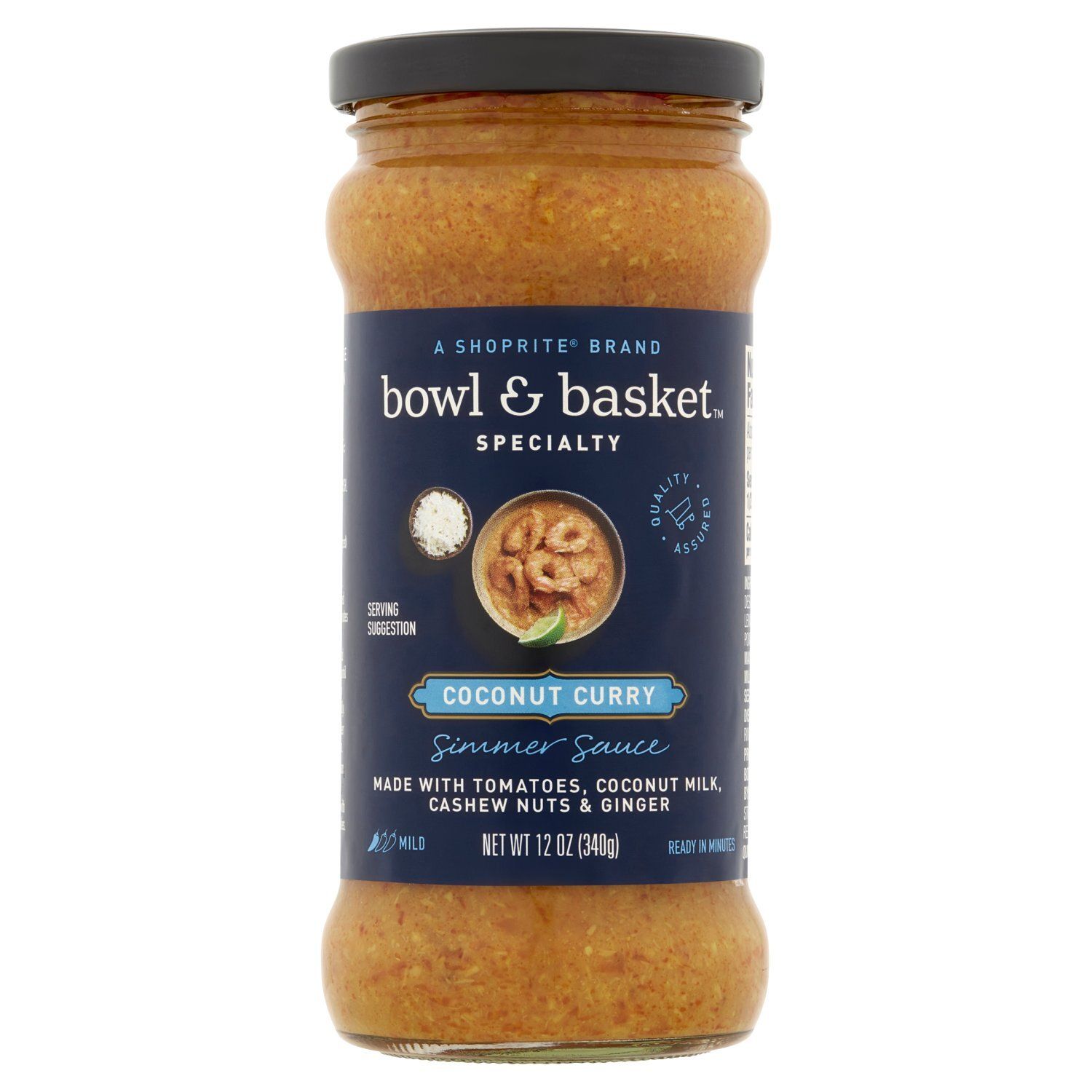 Bowl &amp; Basket Specialty Coconut Curry Simmer Sauce, 12 oz