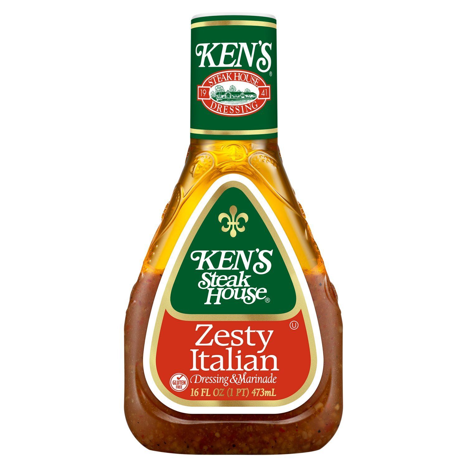 Ken's Steak House Zesty Italian Dressing &amp; Marinade, 16 fl oz