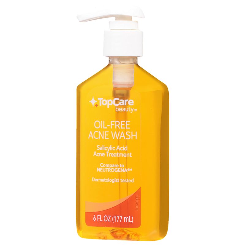 TopCare Oil Free Acne Wash, 6 oz