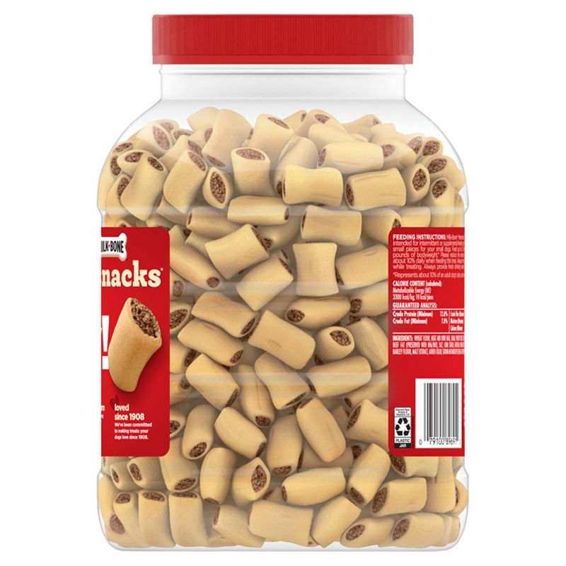 Milk-Bone Maro Snacks Peanut Butter Flavor Dog Snacks, 40 oz