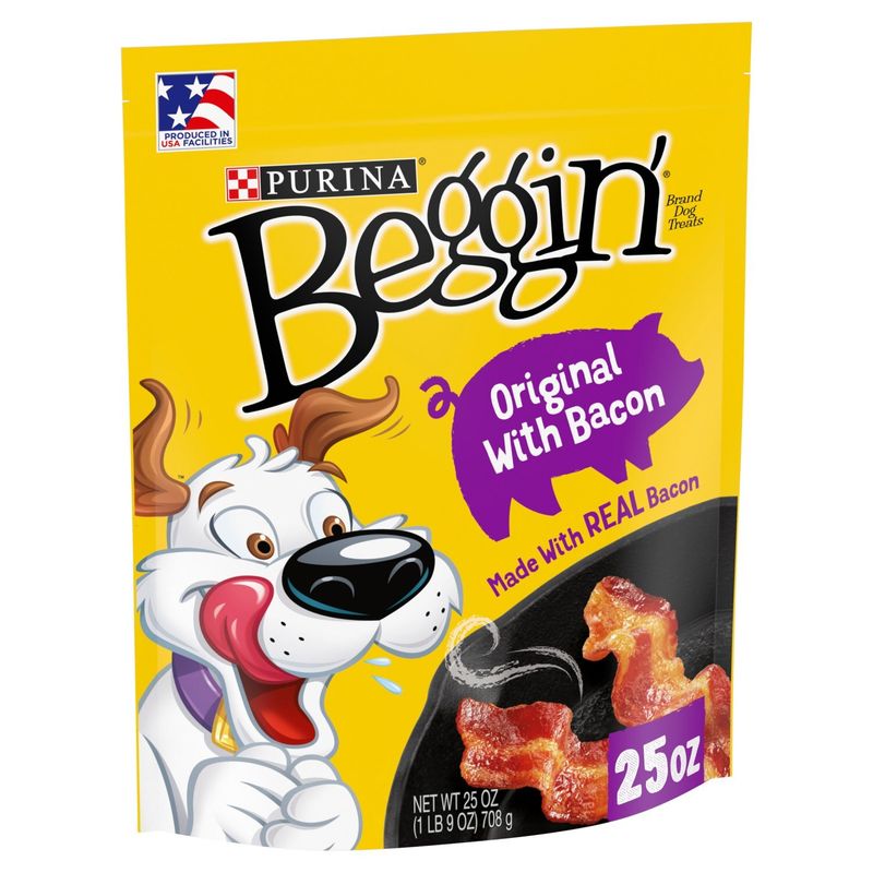 Purina Beggin' Original with Bacon Dog Treats, 25 oz