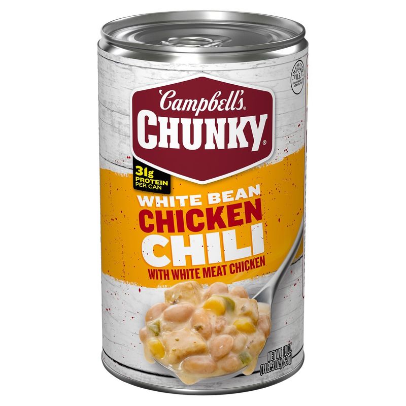 Campbell's Chunky White Bean Chicken Chili, 19 oz