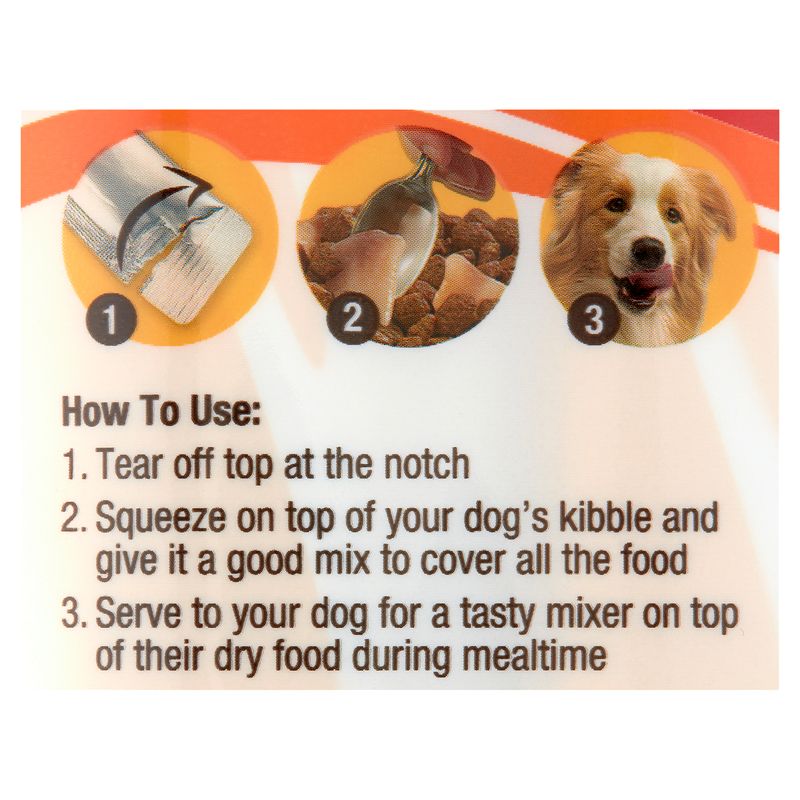 Good 'n' Tasty Triple Flavor Puree Mix-Ins Dog Food Mixer for All Dogs, 7 count, 3.95 oz