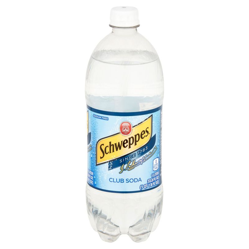 Schweppes Club Soda, 1 liter