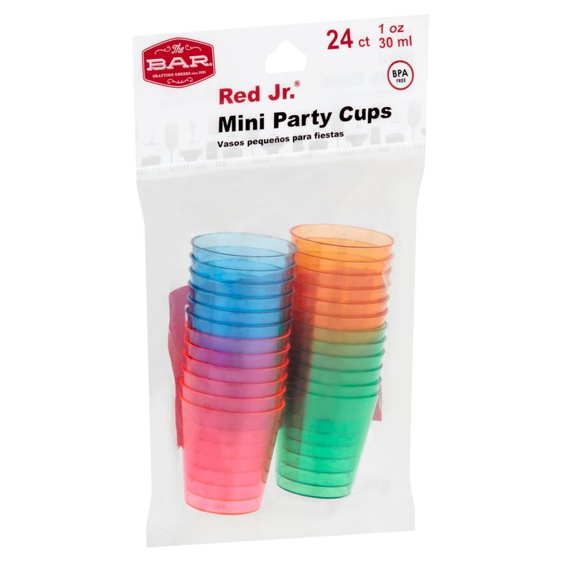 The Bar Red Jr. 1 oz Mini Party Cups, 24 count