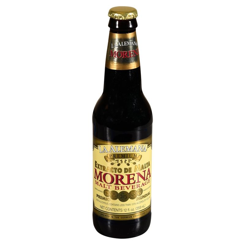 La Alemana Premium Non-Alcoholic Morena Malt Beverage, 12 fl oz