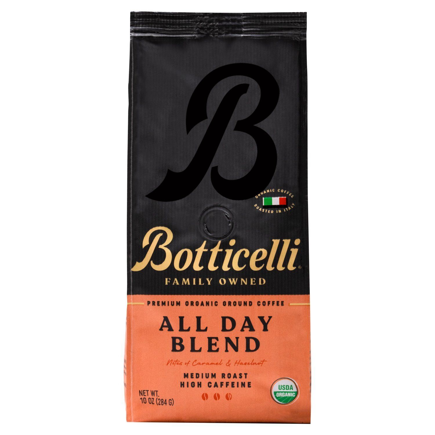 Botticelli All Day Blend Medium Roast Coffee, 10 oz