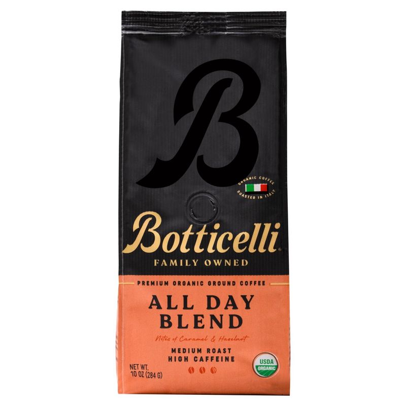 Botticelli All Day Blend Medium Roast Coffee, 10 oz