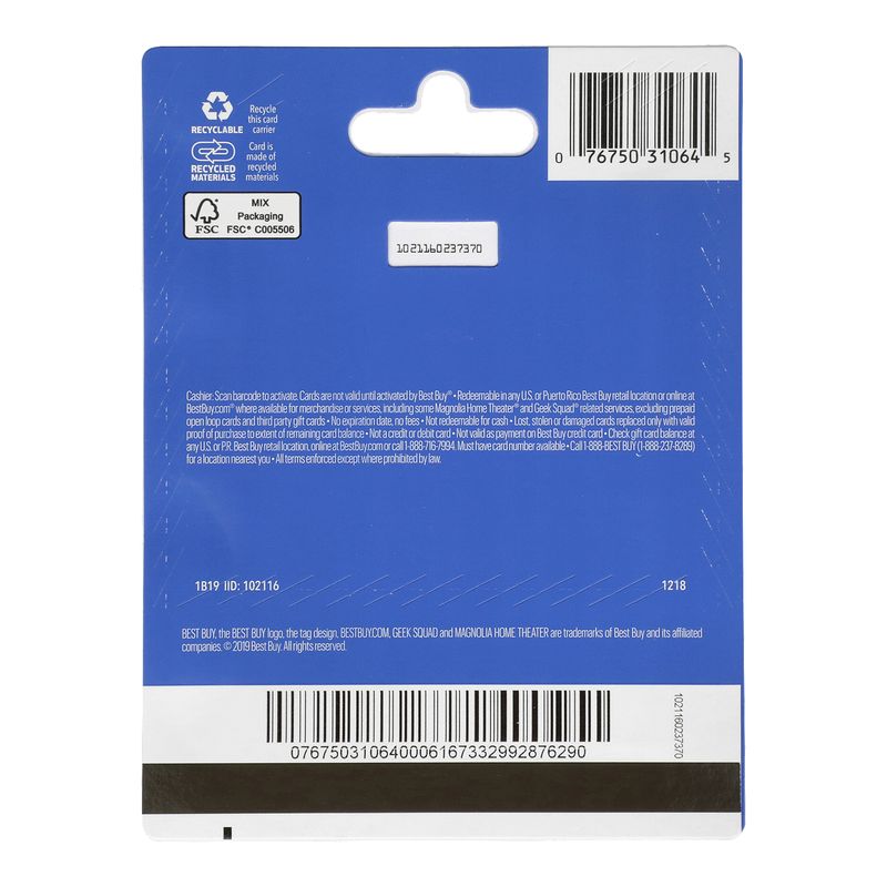 Best Buy $25 Gift Card  , 1 each
