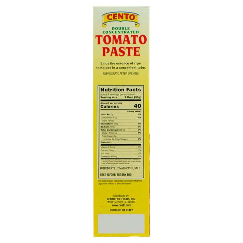 Cento Double-Concentrated Tomato Paste, 4.56 oz