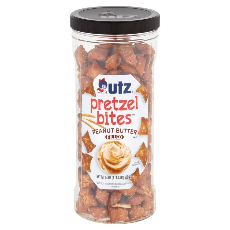Utz Peanut Butter Filled Pretzel Bites, 24 oz