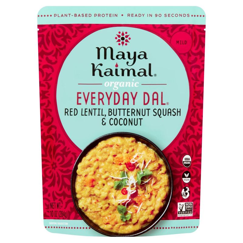 Maya Kaimal Everyday Dal Mild Organic Red Lentil Butternut Squash &amp; Coconut, 10 oz