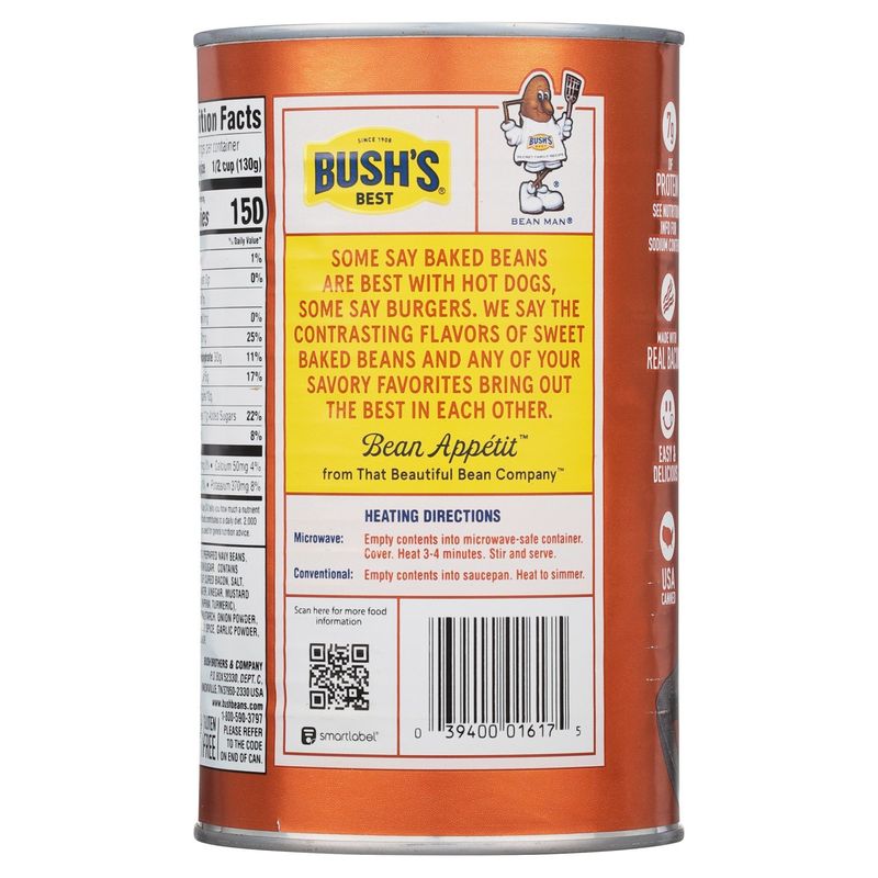 Bush's Best Original Baked Beans, 55 oz
