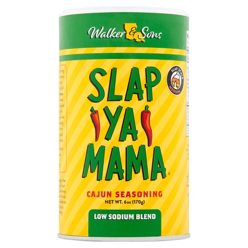 Walker &amp; Sons Slap Ya Mama Low Sodium Blend Cajun Seasoning, 6 oz