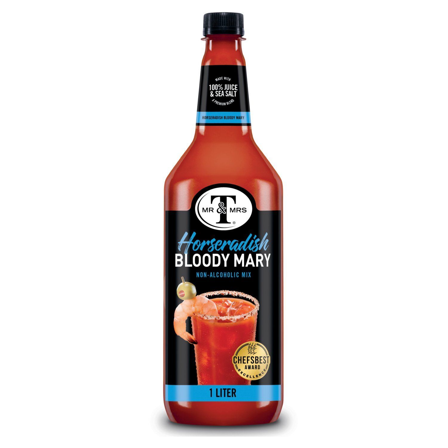 Mr &amp; Mrs T Horseradish Bloody Mary Non-Alcoholic Mix, 33.8 fl oz