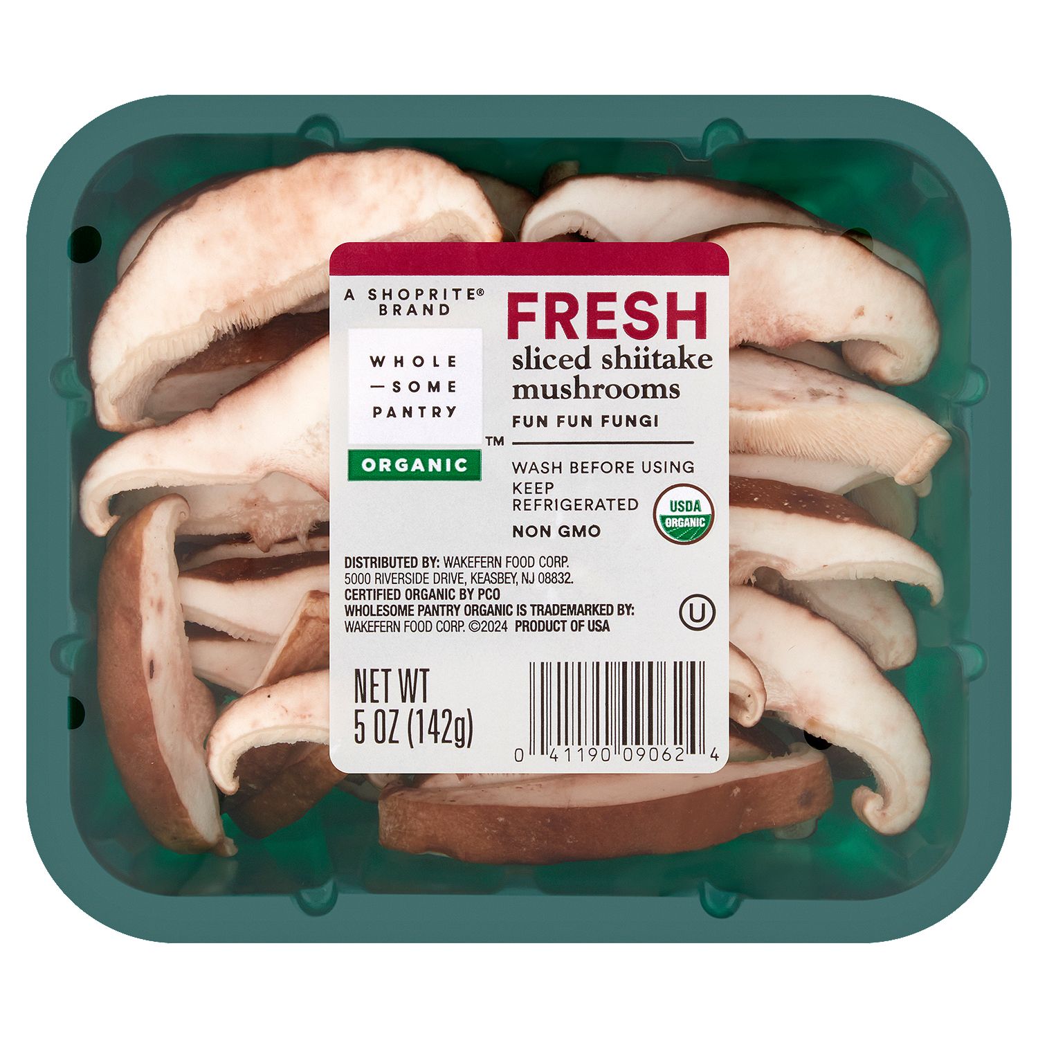 Wholesome Pantry Organic Fresh Sliced Shiitake Mushrooms, 5 oz