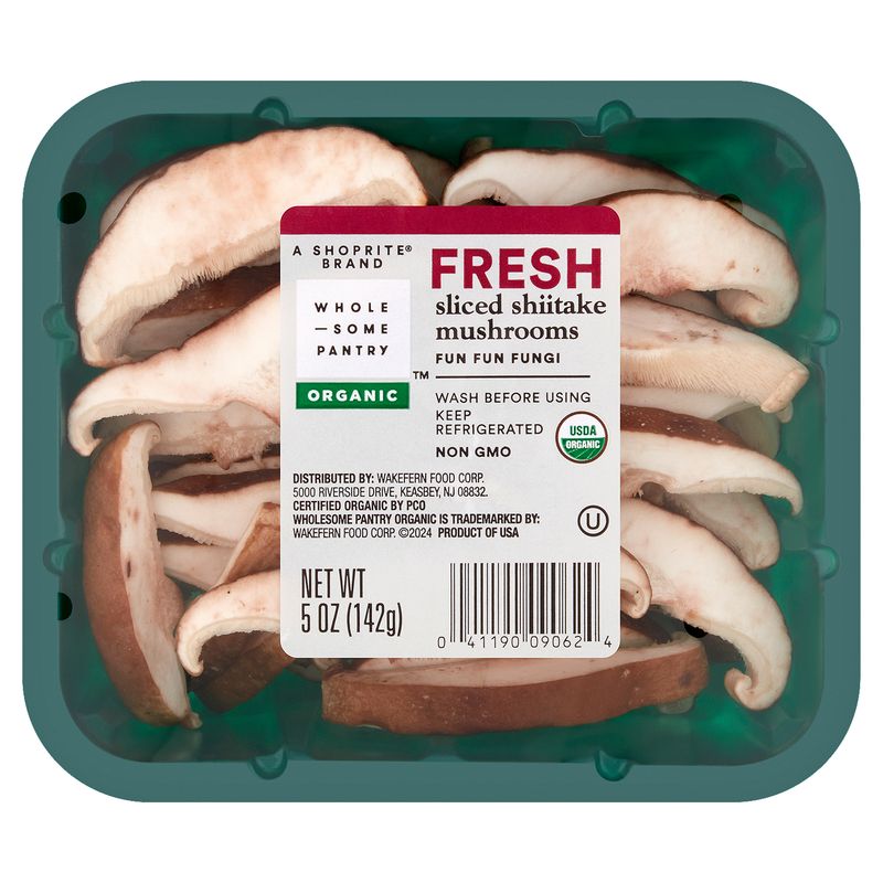 Wholesome Pantry Organic Fresh Sliced Shiitake Mushrooms, 5 oz