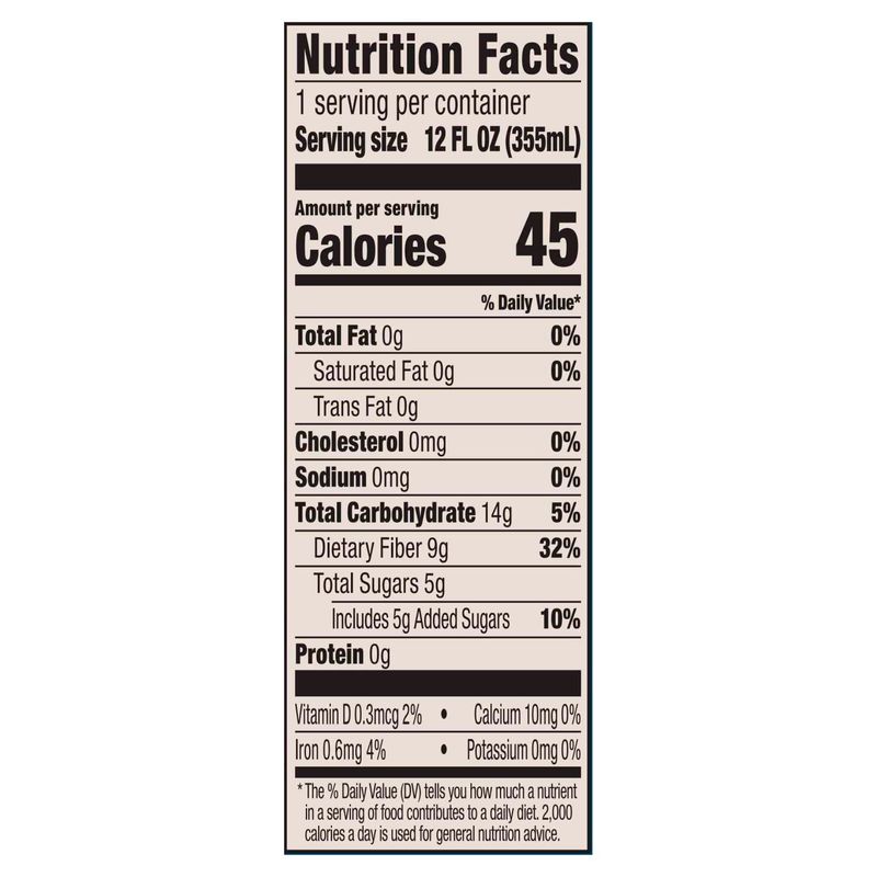 Bowl &amp; Basket Specialty Cream Soda Swirl Flavored Organic Prebiotic and Probiotic Soda, 12 fl oz