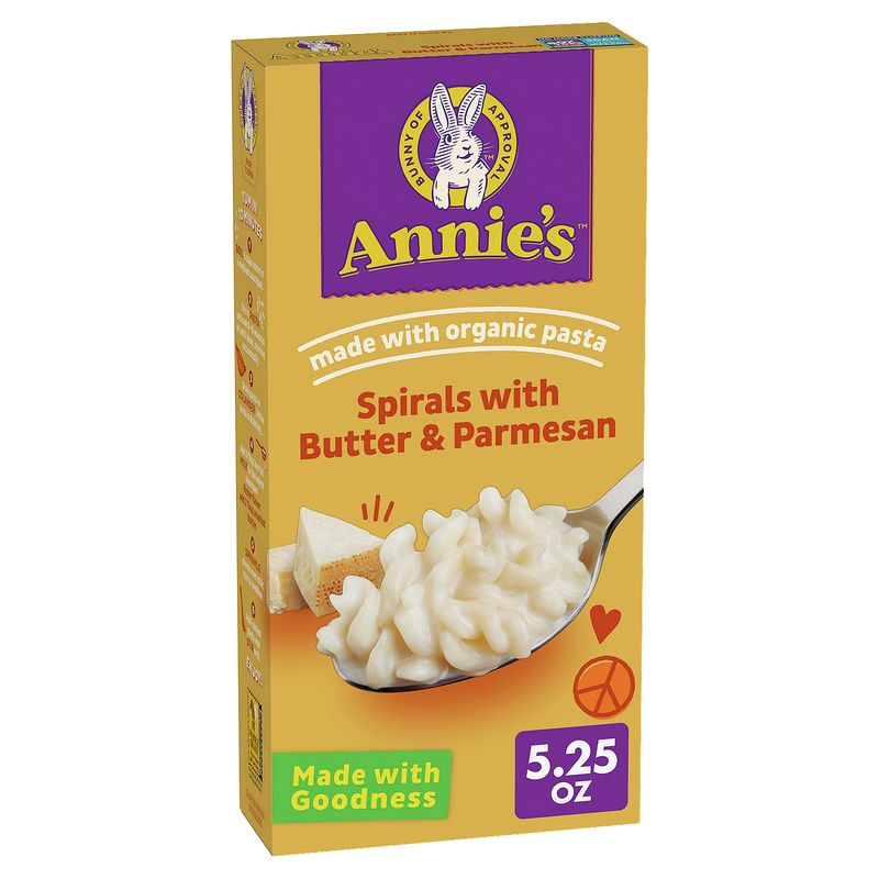 Annie's Spirals with Butter &amp; Parmesan Pasta &amp; Cheese, 5.25 oz