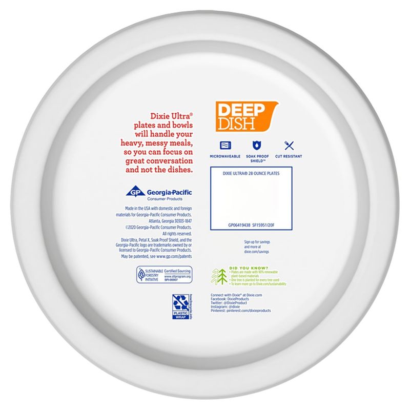 DIXIE ULTRA® DEEP DISH, 9 IN 18 CT