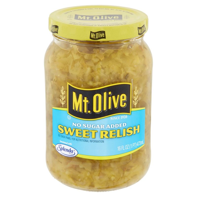 Mt. Olive No Sugar Added Sweet Relish, 16 fl oz