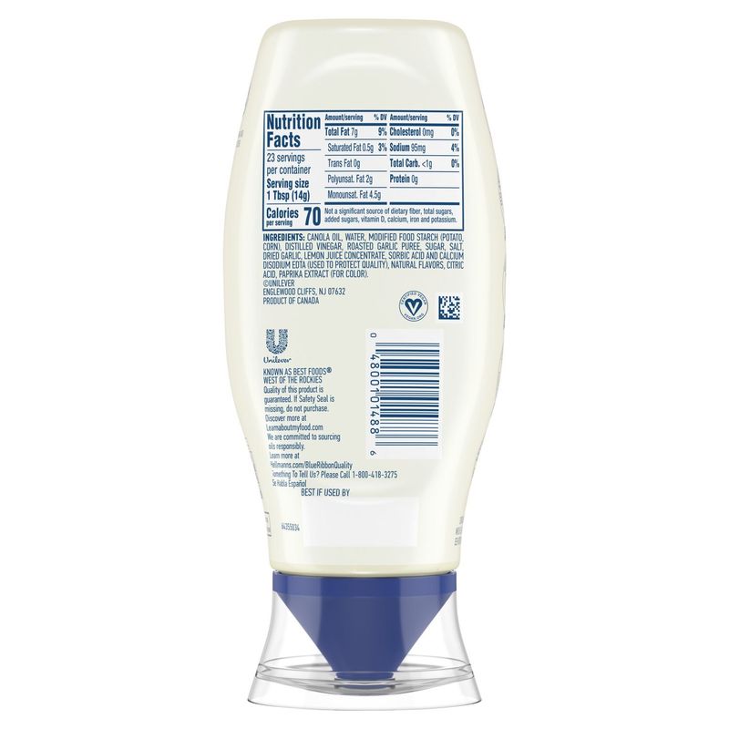 Hellmann's Garlic Aioli Dip &amp; Spread, 11.5 fl oz