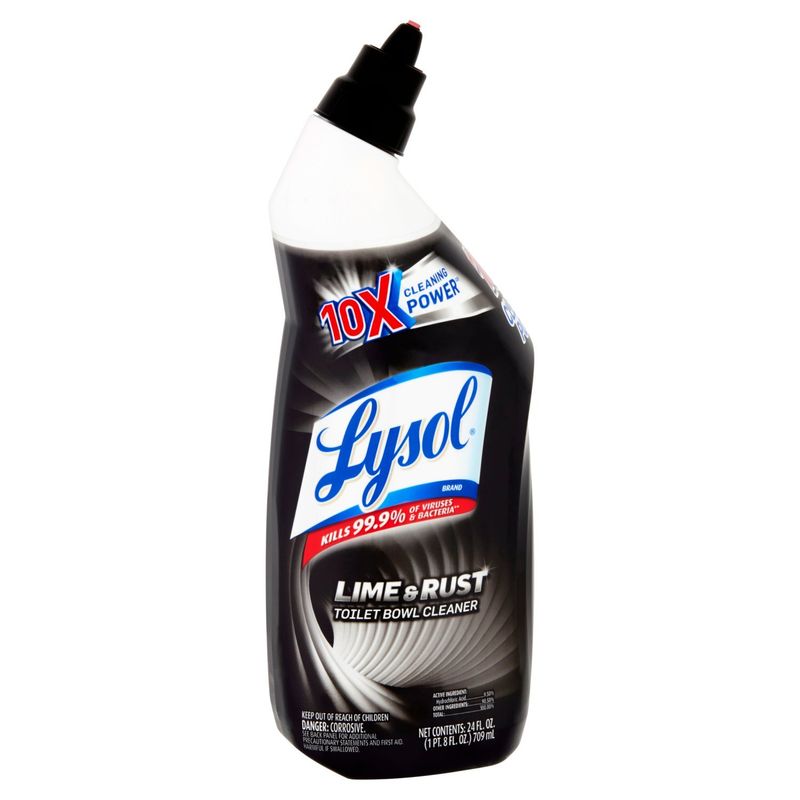 Lysol Lime &amp; Rust Toilet Bowl Cleaner, 24 fl oz