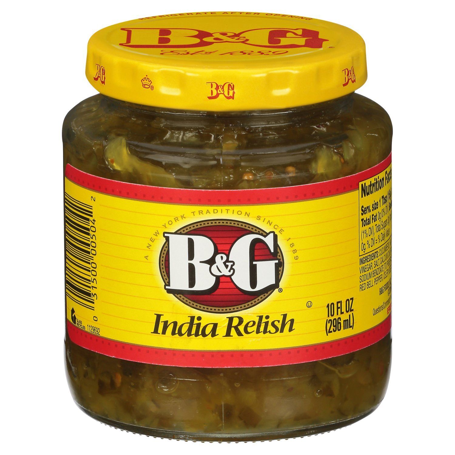 B&amp;G India Relish, 10 fl oz