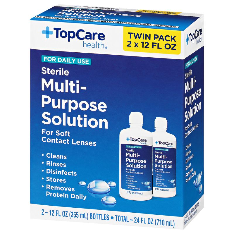TopCare Soft Contact Lens Solution, 24 fl oz
