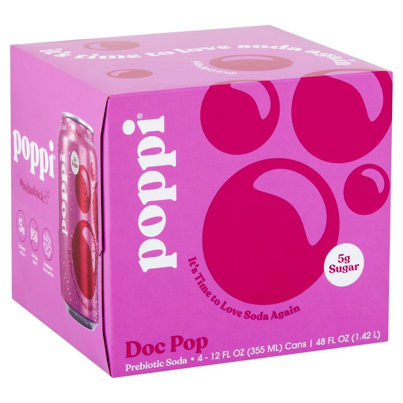 Poppi Doc Pop Prebiotic Soda, 12 fl oz