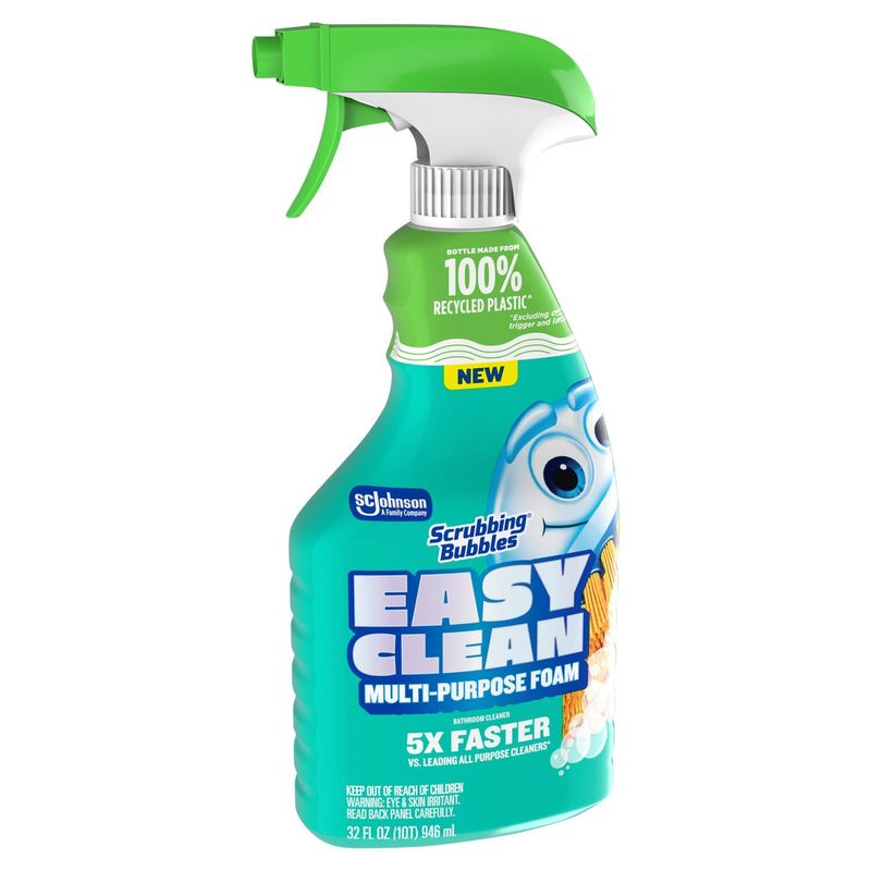 Scrubbing Bubbles Easy Clean Multi-Purpose Foam Bathroom Cleaner, 32 fl oz
