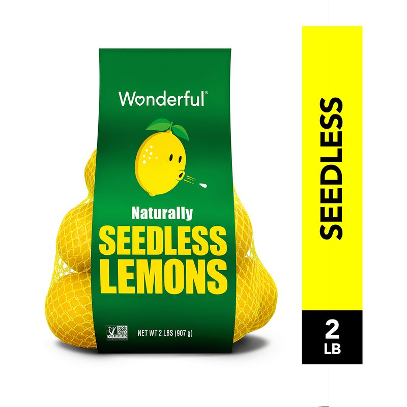 Wonderful Naturally Seedless Lemons, 2 lb bag