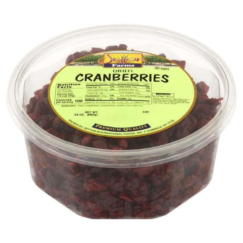 Setton Farms Dried Cranberries, 24 oz