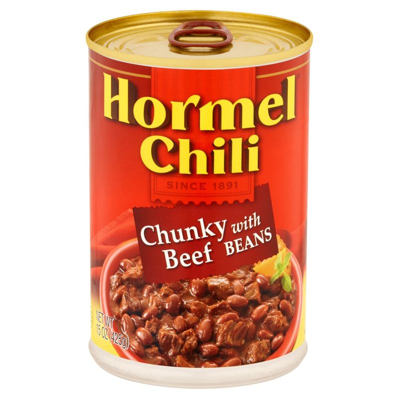 Hormel Chili Chunky with Beef Beans, 15 oz