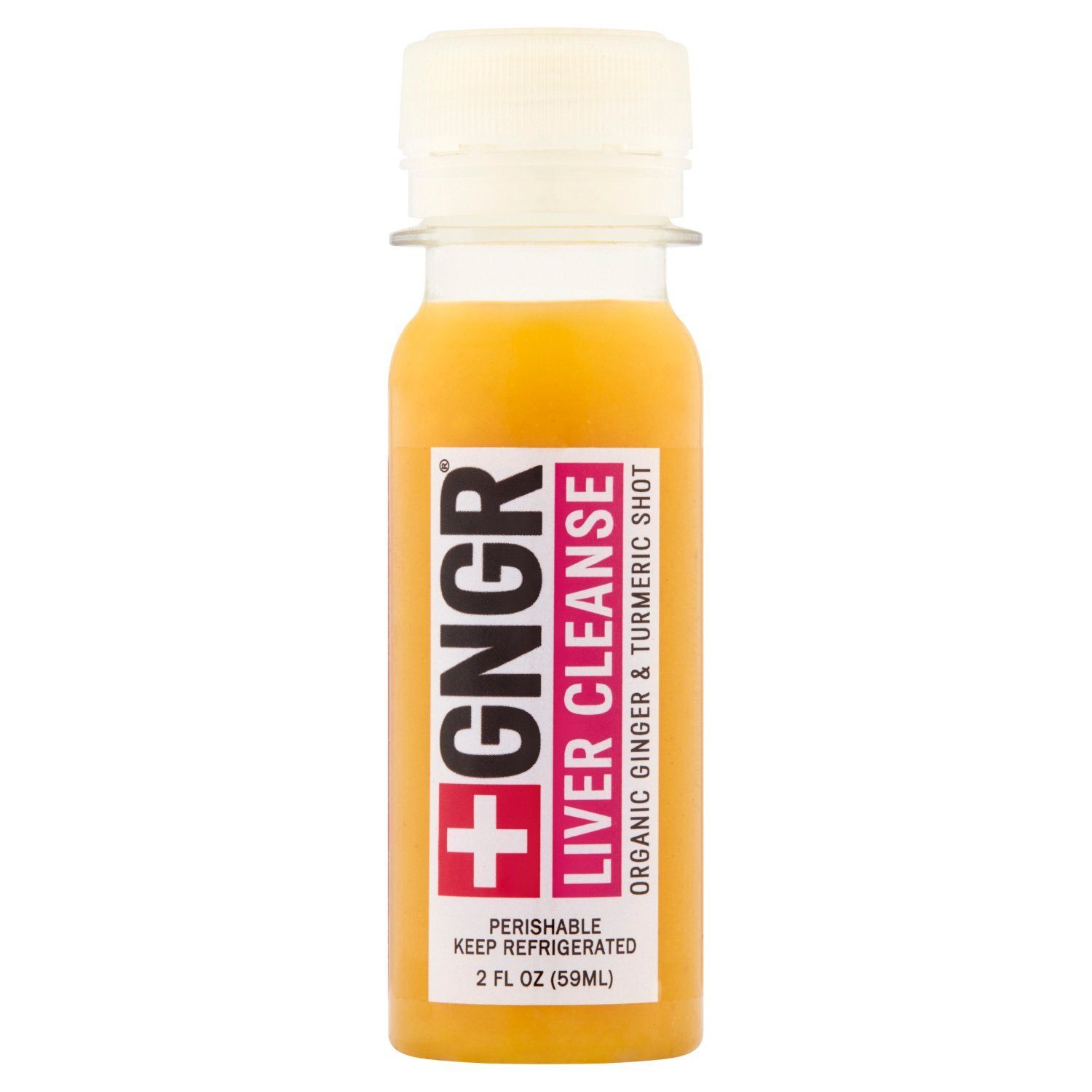 GNGR Organic Ginger &amp; Turmeric Shot Liver Cleanse, 2 fl oz
