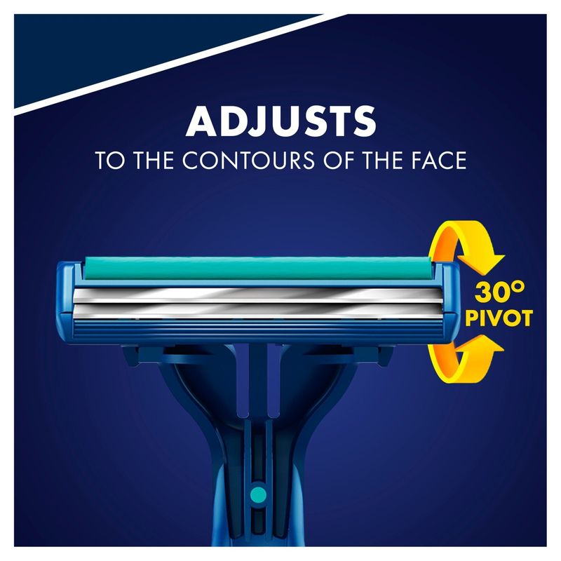 Gillette Sensor2 Plus Pivoting Head Men's Disposable Razors, 10 Count