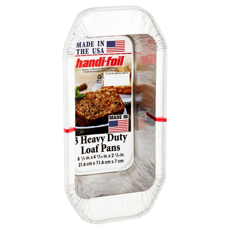 Handi-Foil Heavy Duty Loaf Pans, 3 count