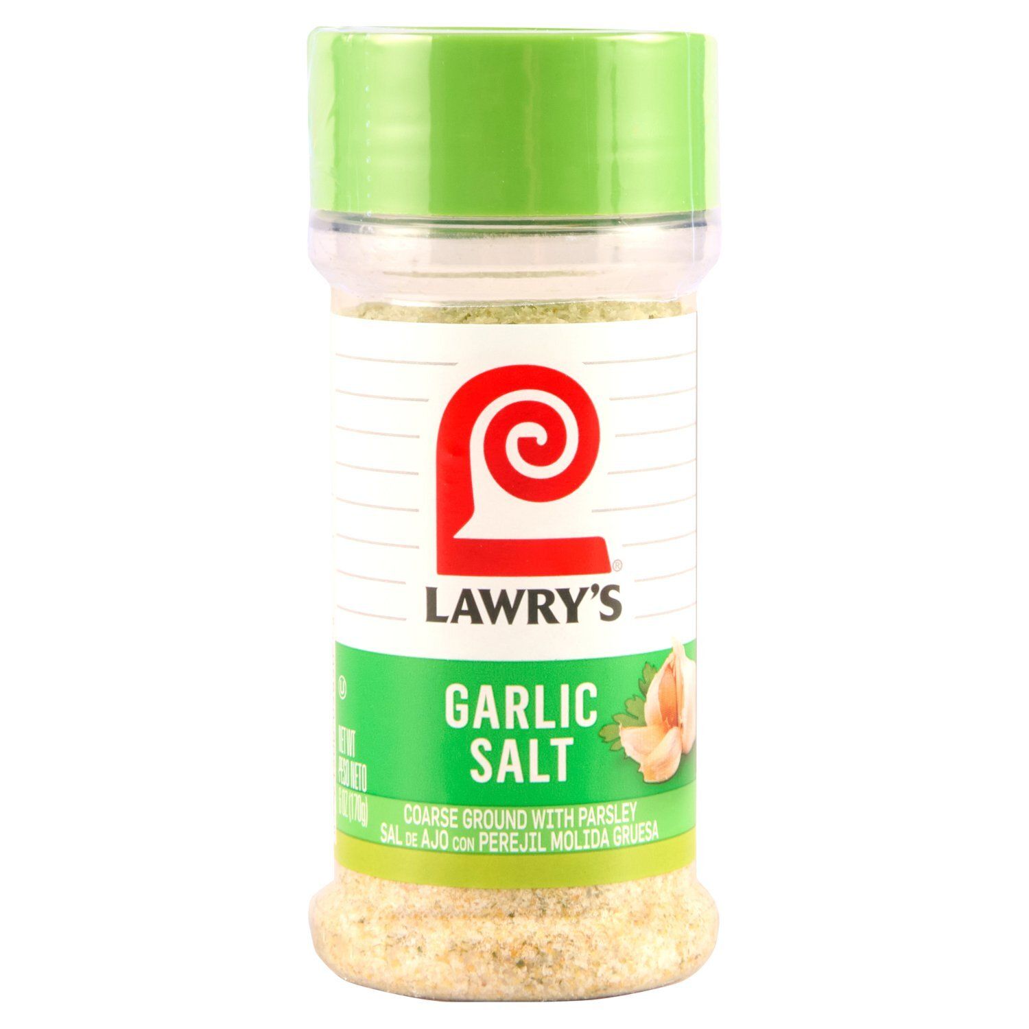 Lawry's Coarse Ground Garlic Salt with Parsley, 6 oz