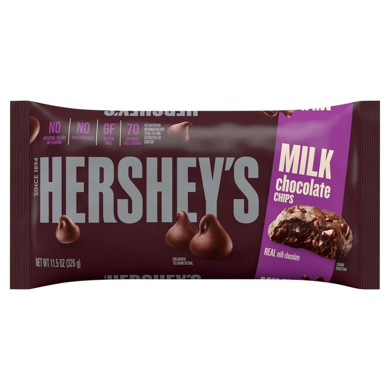 Hershey's Milk Chocolate Chips, 11.5 oz