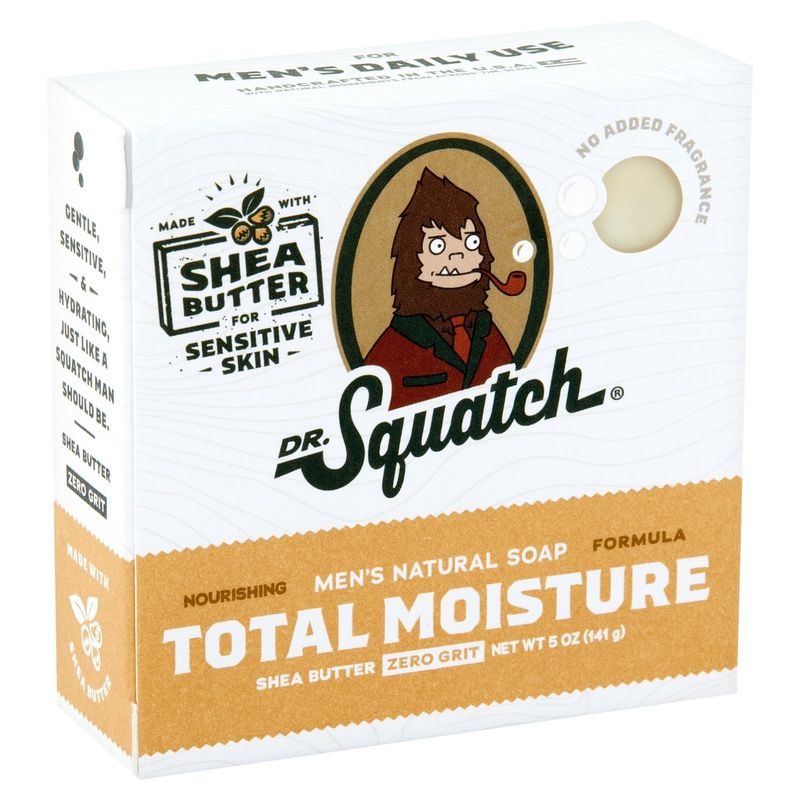 Dr. Squatch Total Moisture Men's Natural Soap, 5 oz