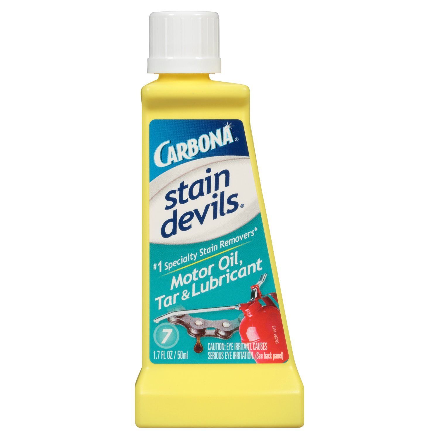 Carbona Stain Devils 7 Motor Oil, Tar &amp; Lubricant Stain Removers, 1.7 fl oz