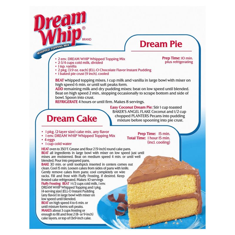 Dream Whip Whipped Topping Mix, 2 count, 2.6 oz