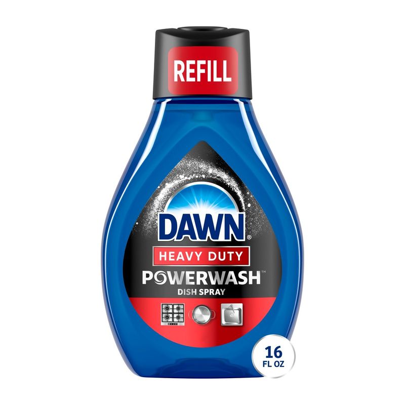 Dawn Powerwash Heavy Duty Dish Spray All-Purpose Cleaner and Degreaser, 16 oz. Refill