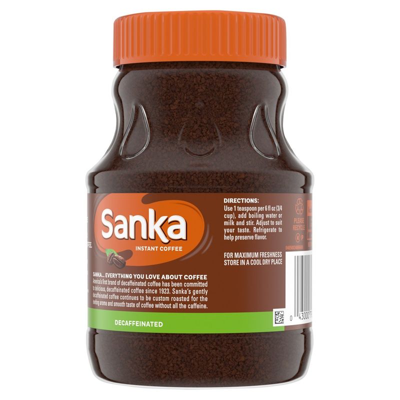 Sanka Decaf Instant Coffee, 8 oz
