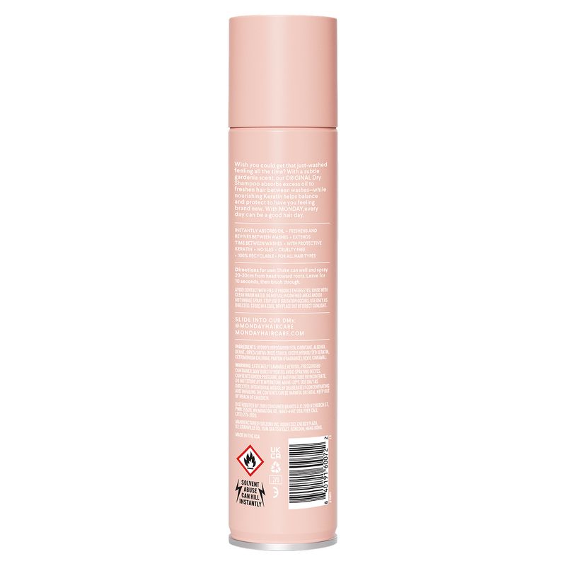 Monday Original Dry Shampoo with Keratin, 6.7 fl oz