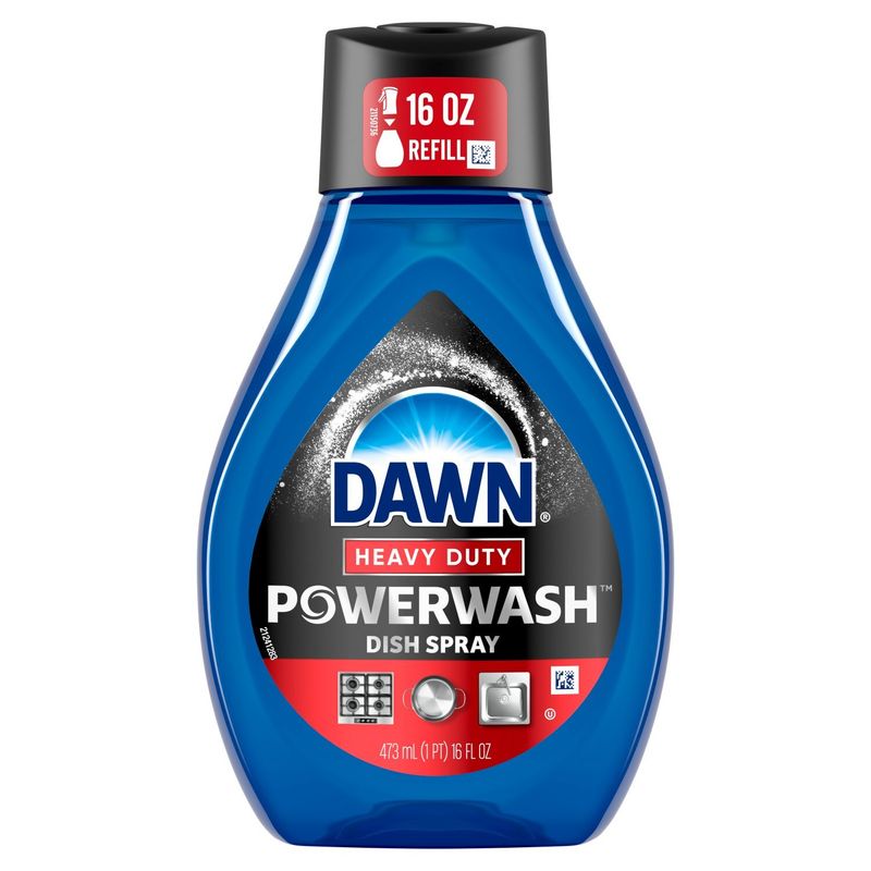 Dawn Powerwash Heavy Duty Dish Spray All-Purpose Cleaner and Degreaser, 16 oz. Refill