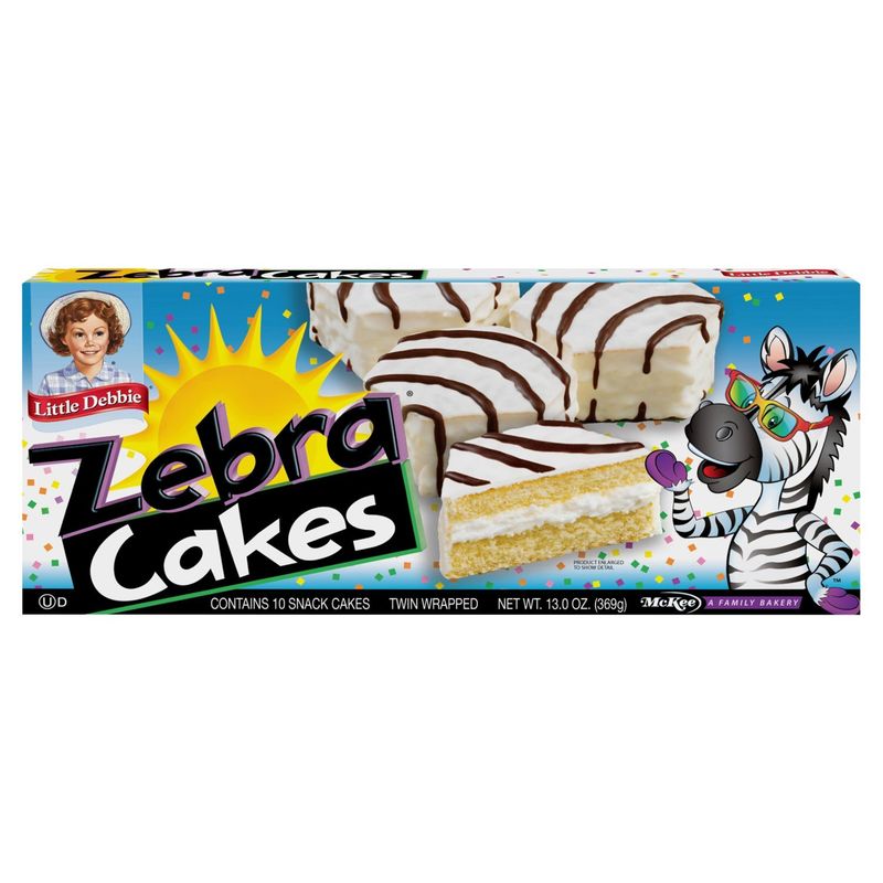 Little Debbie Zebra Snack Cakes, 10 count, 13.0 oz