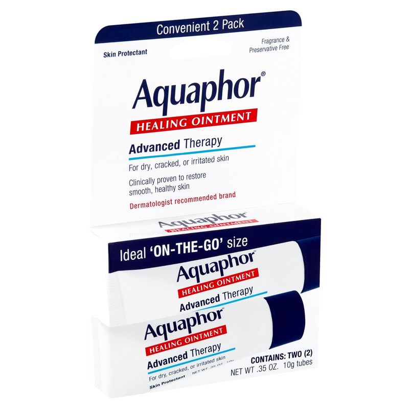 Aquaphor Healing Ointment, 0.35 oz, 2 count