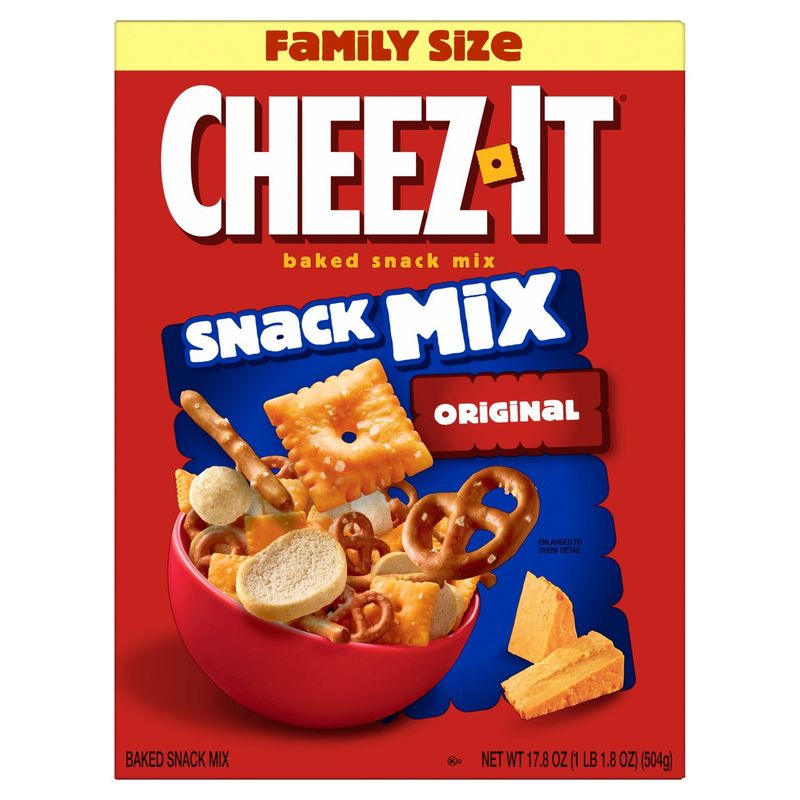 Cheez-It Original Baked Snack Mix Family Size, 17.8 oz