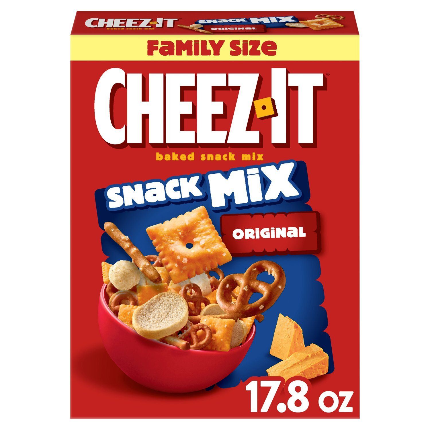 Cheez-It Original Baked Snack Mix Family Size, 17.8 oz